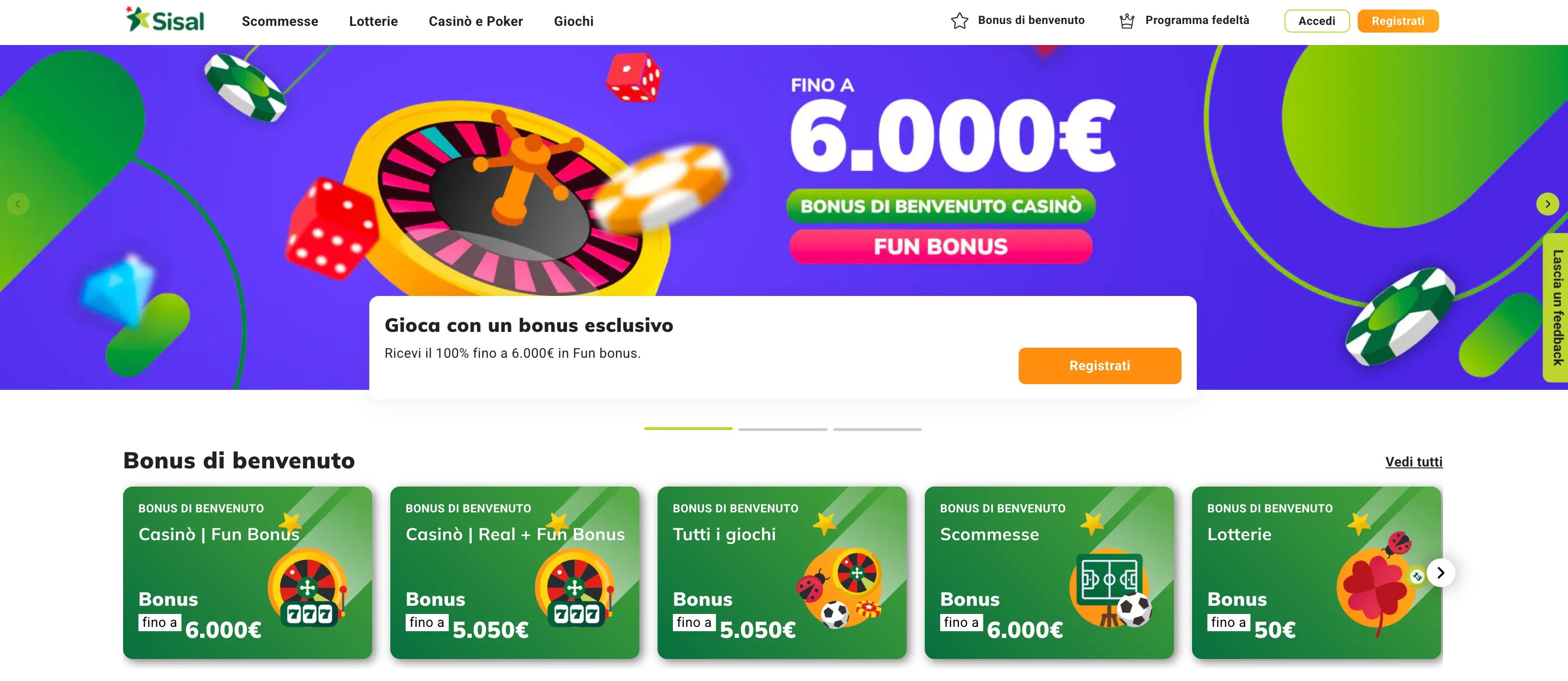 Sisal casino non AAMS
